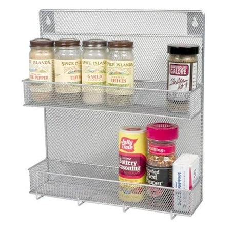 Ybm Home YBM Home 1153 2 Tier Spice Rack with Hooks 1153